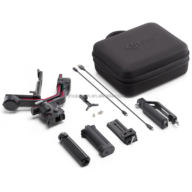 DJI RS 3 Pro Camera Gimbal 3-Axis Stabilizer for DSLR and Cinema Camera Carbon Fiber Construction RS3 Full-Color Touchscreen