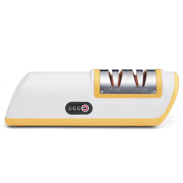 Electric Knife Sharpener Fully Automatic Handheld Knife Sharpener for Home Kitchen Quick Sharpening Tools With Non-slip Kitchen