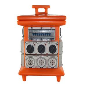 Scheda di distribuzione impilabile, presa di corrente Mobile scatola per il pavimento scatola per la distribuzione di potere impermeabile - Product Image 5