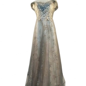 Vestido de Fiesta Formal Personalizado para Mujer, Estilo Casual, Cintura Natural, Tejido de Lino, Silueta en A - Product Image 5