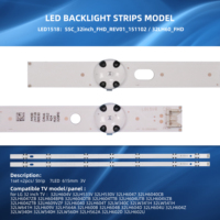 Bande LED de rétroéclairage pour téléviseur LG32LH604V 32LH530V NC320DU, SSC 32 pouces FHD REV01 151102 32LH60 FHD S EAV63452404LED AGF79046601