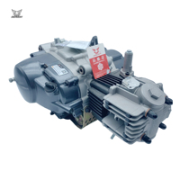 Vente d'usine 110cc zongshen moteur horizontal 4 temps refroidi par air moto moteur YB110 pour honda