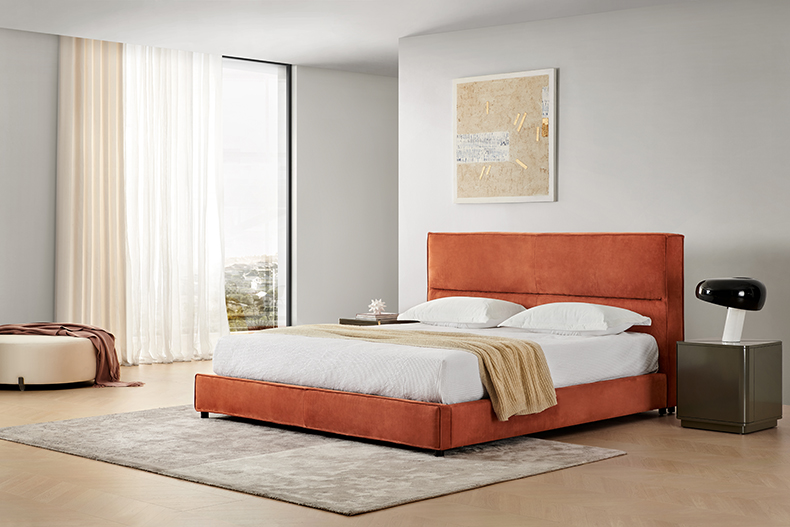 modern wood queen bed frame