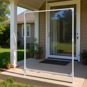 Mosquitera magnética de 58.27 x 39.17 pulgadas, red de fibra de vidrio, diseño minimalista para puertas y ventanas de casa, fácil de instalar - Product Image 2