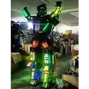 中国制造机甲吉祥物灯光机器人魔术彩色机械套装氛围道具服装吧KTV舞台秀 - Product Image 1