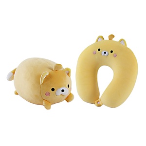 Almohada de descanso de cuello de algodón pp para niños, almohada decorativa de viaje para tren y avión - Product Image 1