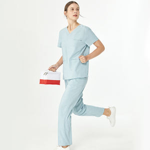 Uniformes de Enfermería de Lino y Algodón para Hombre y Mujer, Uniforme Médico de Hospital, Ropa Sanitaria - Product Image 4