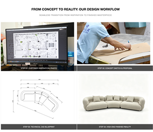 Divano Moderno Curvo in Tessuto per Soggiorno e Hall d'Hotel, Produttore OEM ODM, Dimensioni e Materiali Personalizzabili, <span class=keywords><strong>Design</strong></span> d'Arredamento Morbido - Product Image 6
