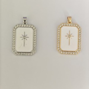 European Style Men's Pendant Necklace Copper Alloy Zircon Inlay <b>Star</b> <b>Design</b> Pave Setting Gift Jewelry Accessory - Product Image 5