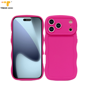 Funda <span class=keywords><strong>de</strong></span> teléfono móvil con patrón <span class=keywords><strong>de</strong></span> onda al por mayor <span class=keywords><strong>de</strong></span> fábrica para iPhone 17 Pro Max protege la lente <span class=keywords><strong>y</strong></span> el teléfono con una cubierta elegante - Product Image 5