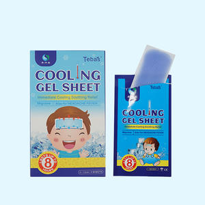 Lijitang Baby <span class=keywords><strong>Fever</strong></span> <span class=keywords><strong>Reducing</strong></span> Cool Patch Pansements de refroidissement physique Pad de <span class=keywords><strong>gel</strong></span> de refroidissement - Product Image 2