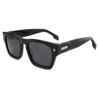 Lunettes de soleil polarisées unisexes tendance Flowerfour, style européen et américain, monture carrée complète, pour la conduite en extérieur et les sports