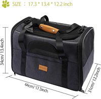 JW – porte-chien pour chiens de taille moyenne, sac de transport pour chats, porte-chien de voyage, grand porte-chat d'extérieur pliable