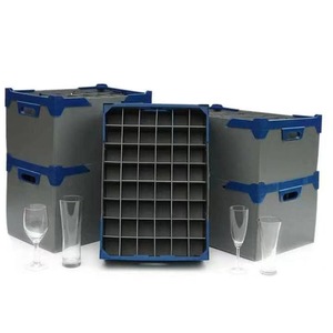 Chống ẩm chống tĩnh ESD sóng PP coroplast nhựa điện tử tách hộp lưới với vách ngăn corflute bên trong - Product Image 3