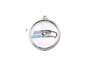 Pittsburgh Steelers rétro 20mm rond temps pierre précieuse pendentif Sport joueur de Football collier petit pendentif bijoux à bricoler soi-même accessoires - Product Image 3