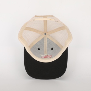 Personalizado Unisex Básico Blanco Poliéster Imagen de dibujos animados Patrón Bordado Estilo Casual 5 Panel Camionero Sombrero Gorra de malla Gorra de béisbol - Product Image 6