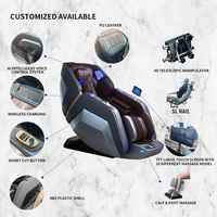 Fauteuil de massage pour pédicure, salon de manucure, zéro gravité, 4D, airbags complets pour le corps, portable, pliable, luxe, nouveau produit 2023