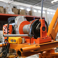 Grue à moteur de 500 kg, 1 tonne, grue de chantier, mini grue de levage, petite grue électrique