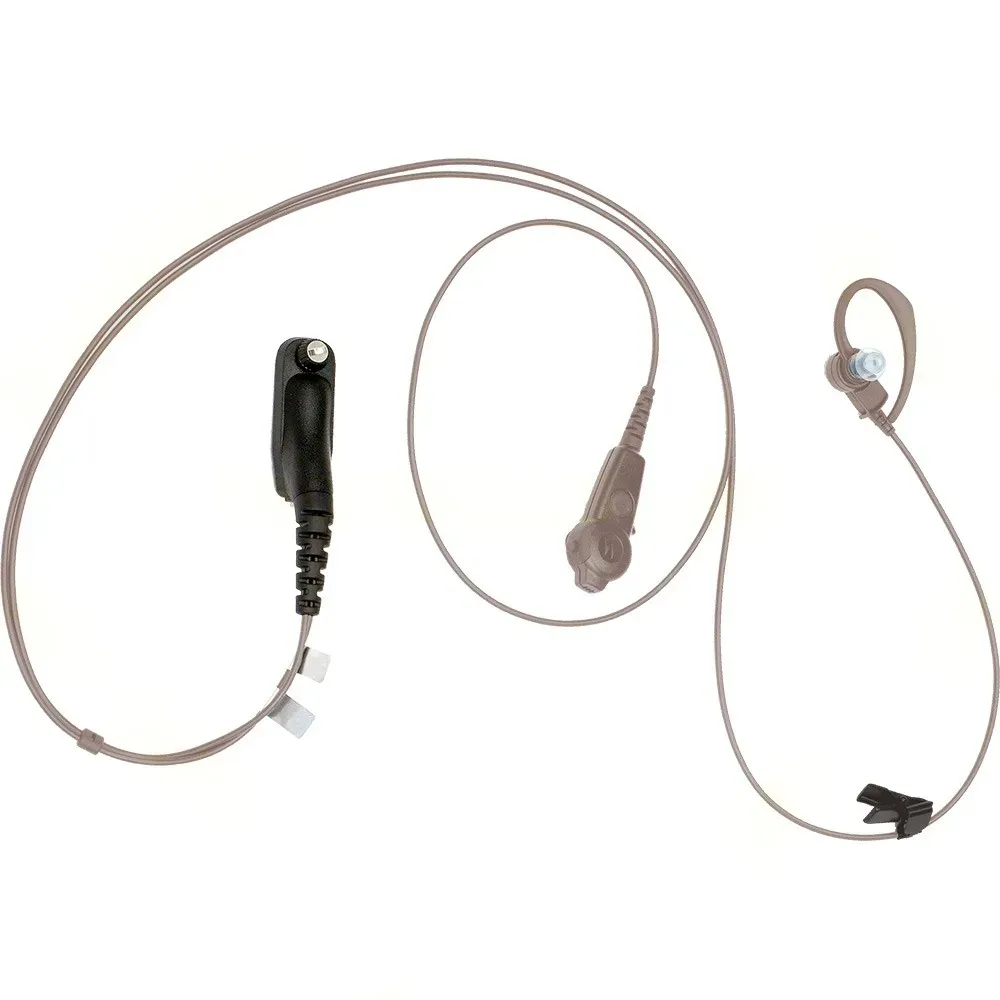 Motorola PMLN6130 Beige 2-wire Surveillance Kit for APX 8000 XPR 7000 walkie talkie earpiece PMLN6130
