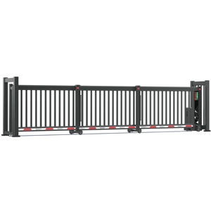 Puerta corredera telescópica <span class=keywords><strong>de</strong></span> acceso automático para coche - Product Image 4