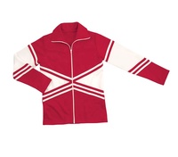 Chaqueta Superior de Poliéster 100% para Animadoras, Diseño Personalizado por Sublimación, Transpirable, Colección Grace
