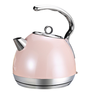 Màu hồng Ấm đun nước điện bằng thép không gỉ <span class=keywords><strong>skd</strong></span> nước sôi Retro Ấm đun nước điện - Product Image 1