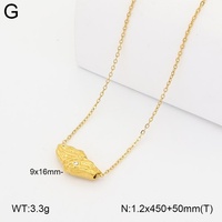 Collar con Colgante de Oro al por Mayor para Mujer, Cadena Fina, Joyería Elegante para Combinar, Regalo de Cumpleaños, Accesorios de Novia