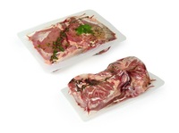 Film d'emballage sous vide anti-buée haute barrière pour viande, saucisses, hot-dogs, avec couvercle en plastique facile à décoller, en rouleau