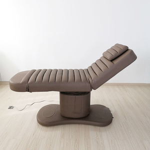Lit de massage moderne électrique à 4 moteurs avec cadre en fer et revêtement en cuir synthétique pour salon de beauté, lit de spa Neoplan - Product Image 5