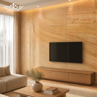 Carrelage extérieur en grès jaune teck poli, épaisseur 18 mm, aspect cuir, haute dureté, économique, pour aménagement extérieur - Goldtop OEM/ODM