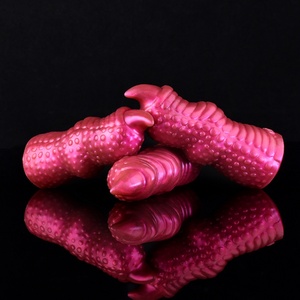 NNSX - Funda de Dedo Suave con Forma de Dragón para Masaje de Clítoris y Estimulación del Punto G, Juguetes Sexuales para Parejas Lesbianas, Masturbador para Orgasmos Femeninos - Product Image 4