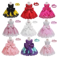 Robe Courte de Cérémonie pour Filles en Dentelle à Manches Courtes, Robe de Princesse d'Anniversaire ou de Performance, en Gros et en Stock