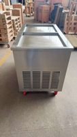 Offre Spéciale : Machine à Glace à Rouleaux Commerciale 1800W à Double Plaque, Intelligente, pour Yogourts et Desserts – Modèle HJ-A66