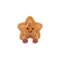 Jellycatt Bonhomme en pain d'épices, bonbon en forme de canne, poupée en peluche, jouet en peluche, ornement rembourré en éponge, cadeau de Noël