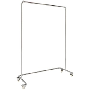 Estante de exhibición para tienda de ropa, de acero inoxidable, estilo Art <span class=keywords><strong>Deco</strong></span>, fácil montaje, con ruedas, para transmisión en vivo, de pie, para ropa de hombre - Product Image 5