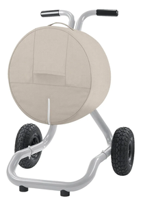 Housse de protection d'extérieur résistante à l'eau pour dévidoir de tuyau d'arrosage autoportant, imperméable, avec grandes poignées rembourrées - Product Image 4