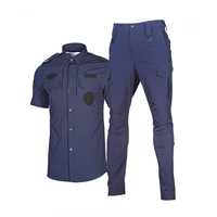 Uniforme de garde de sécurité ensemble global formation spéciale vêtements de propriété de sécurité à manches longues et à manches courtes