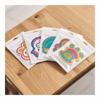 Label kemasan Hologram Harga terbaik lembar stiker cetak lucu kedap air vinil
