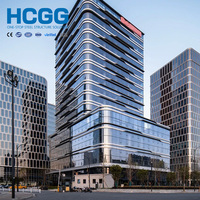 Estructura de Acero para Edificios de Oficinas Prefabricados de Múltiples Pisos, Columna Tipo Caja con Viga en H, Construcción Rápida