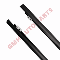 2PCS Joint de moulage extérieur pour Honda Civic 1991-1995 Joint de verre en caoutchouc pour 5th Gen Civic HB & Coupe OE No. 72410-SR3-003