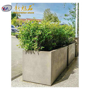 Nuevos Materiales de Construcción de Piedra UHPC, Jardinera de Hormigón con Acabado Natural, Hecha a Medida para Plantar en el Jardín - Product Image 4