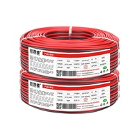 Blankes Kupfer elektrische Drähte Lautsprecher kabel 2c rvb Kabel 0,3 0,75 1 2, 5 4 mm2 rot schwarzer Draht