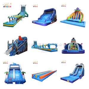 WINSUN Set Medio di Giochi Gonfiabili, Simpatico Scivolo Gonfiabile Triplo da Giardino con 3 Cascate e <span class=keywords><strong>Tema</strong></span> <span class=keywords><strong>Casa</strong></span> sull'Albero - Product Image 5