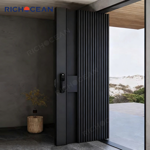 Puertas de Entrada Principales de Seguridad de Metal Directas de Fábrica RICHOCEAN, Puerta de Seguridad de Aluminio con Cerradura Inteligente - Product Image 6