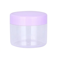 Pot de voyage portable pour crème visage, petit pot coloré 5g 10g 20g 30g 50g, boîte ronde en PP, distributeur de cosmétiques avec couvercle
