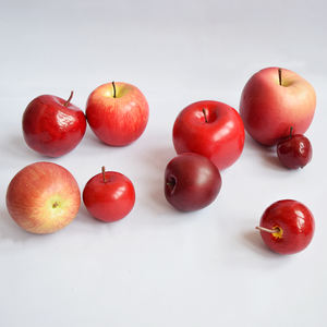 Y794 Simulation <span class=keywords><strong>pomme</strong></span> modèle <span class=keywords><strong>nature</strong></span> <span class=keywords><strong>morte</strong></span> photographie accessoires fruits boutique fenêtre décoration scène mise en page ornements de noël - Product Image 1