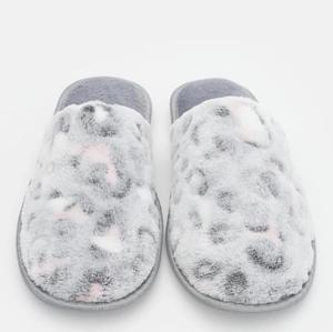 Nueva llegada acogedora <span class=keywords><strong>casa</strong></span> cálida y esponjosa personalizada para <span class=keywords><strong>mujer</strong></span> para <span class=keywords><strong>zapatillas</strong></span> con punta cerrada con función antideslizante para la temporada de <span class=keywords><strong>invierno</strong></span> TPR - Product Image 4