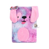 Hochwertiges A5 Hardcover-Notizbuch für Kinder Nettes Hunde plüsch journal Stilvolle Büro-oder Studenten geschenk hülle