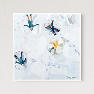 Collezione di stampe d'arte TD angeli della neve