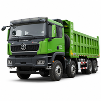 Самосвал SHACMAN X5000 6x4, 460-620 л.с., б/у, с широкой кабиной-спальным местом, камерой заднего вида, улучшенной подвеской, опциональной системой ADAS, для дальних перевозок